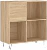 vidaXL Plattenschrank Sonoma-Eiche 84,5x38x89 cm Holzwerkstoff 831775 Bild 2
