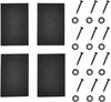 Bankgestell Makers 2er-Set 30x43 cm Stahl Schwarz [en. casa] Bild 3