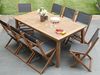 Beliani 'CESANA' Gartentisch Set, Akazienholz Heller Holzfarbton Bild 3