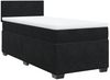 vidaXL Boxspringbett mit Matratze Schwarz 90x190 cm Samt 3288482 Bild 3