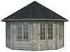 Palmako Holz Pavillon Hanna, 14,1 m², grau tauchgrundiert Bild 3