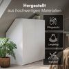 Bellamio 'Aland' Dachschrägenregal mit Türen, weiß, 100x52x90 cm, mit Push-to-open, Schrank für Dachschräge mit 3 Fächern Bild 5