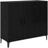 vidaXL Sideboard Schwarz Eichen-Optik 34 x 90 x 80 cm Holzwerkstoff 880682 Bild 2