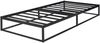 Metallbett Trerunta 90 x 200 cm Stahl Schwarz [en. casa] Bild 2