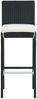 vidaXL Barhocker mit Kissen 6 Stk. Schwarz Poly Rattan 362578 Bild 3
