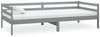 vidaXL Tagesbett mit Matratze 90x200 cm Grau Massivholz Kiefer [3083571] Bild 4
