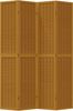 vidaXL 4-tlg. Raumteiler Braun Massivholz Paulownia 358820 Bild 4