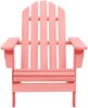 vidaXL Adirondack-Gartenstuhl Massivholz Tanne Rosa 315877 Bild 2