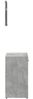 vidaXL Badschrank mit Spiegel Betongrau Holzwerkstoff 856041 Bild 5