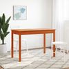 vidaXL Esstisch Wachsbraun 110x55x75 cm Massivholz Kiefer 844467 Bild 3