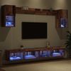 vidaXL TV Wand Einheiten mit LED mit LED 6 pcs Altholz Holzwerkstoff 3402955 Bild 5
