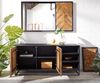 Sideboard Famke 145 cm Mango Teak 2 Türen 3 Fächer Bild 4