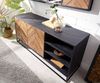 Sideboard Famke 145 cm Mango Teak 2 Türen 3 Fächer Bild 5