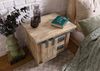 Nachttisch Mango 50x40x45 whitewash lackiert RAILWAY #3012 Bild 2