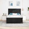 vidaXL Boxspringbett mit Matratze mit LED Schwarz 160 x 200 cm Stoff 3342881 Bild 4