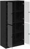 vidaXL Highboard Schwarz Eichen-Optik 68 x 37 x 142 cm Holzwerkstoff 3402631 Bild 5