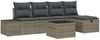 vidaXL Sofa Set mit Kissen 5 pcs Poly-Rattan 3360700 Bild 2