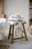 PIP Studio Handtuch Secret Garden White Blue 55x100 cm Blumenranke Blüten Bild 2
