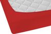 biberna Feinjersey-Spannbetttuch, 100 % Baumwolle, rot, 1x 180x200 cm - 200x200 cm Bild 2