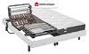 Vente-unique - MENELAS Bett Stoff Weiß - B 80 cm160 cm12 cm x H 18 cm35 cm16,5 cm x L 200 cm71 cm Bild 2