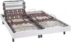 Vente-unique - MENELAS Bett Stoff Weiß - B 80 cm160 cm12 cm x H 18 cm35 cm16,5 cm x L 200 cm71 cm Bild 4