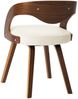 vidaXL Esszimmerstühle 6 Stk. Creme Bugholz und Kunstleder [278841] Bild 5
