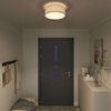 vidaXL Deckenlampe mit Strahlern Taupe 38 x 38 x 13,5 cm Stoff 42001209 Bild 3