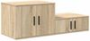 vidaXL Aufbewahrungsschrank 2 pcs Sonoma-Eiche 108 x 41 x 40 cm 866669 Bild 5