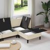 vidaXL Wohnzimmergarnitur 4 pcs Creme Stoff 3413780 Bild 3