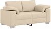 vidaXL Sofa 3 pcs Creme 219 x 80 x 82 cm Leinenmischgewebe 3324665 Bild 5