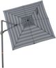 Doppler Pendelschirm "myZone 210 x 210 Side", Blockstreifen anthrazit, 210 x 210 cm Bild 5