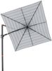Doppler Pendelschirm "myZone 210 x 210 Side", Blockstreifen anthrazit, 210 x 210 cm Bild 3