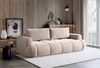 Selsey 'Ombo Doce' 3 Sitzer Schlafsofa mit Stauraum, hydrophobem Samtbezug, Greige Bild 3