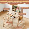 MODFU Schreibtisch Jugendschreibtisch mit Schublade, Stauraum & Haken (Kinderschreibtisch höhenverstellbar), ideal für Kinderzimmer, Lernplatz & funktionale Wohnbereiche Bild 4