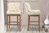 CLP Barhocker Lakewood Echtleder, Antik-hell gepolstert antik-hell,creme Bild 2