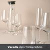Peill+Putzler Germany 6er Set Longdrinkgläser, 420 ml Volumen, Stabiler Fuß, Kristallgläser mit einem schlichten Design, Weingläser für Wasser, Saft & Cocktail, Trinkgläser Bild 5