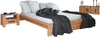 Bett Lubic 3 aus Kernbuche massiv 100x200 ohne Kopfteil mit Holzfußgestell Bild 1