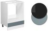 Herdumbauschrank R-Line Blau-Grau 60 cm ohne Arbeitsplatte Vicco Bild 3