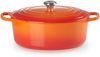 Le Creuset Bräter 'Signature' , Gusseisen , Oval, für alle Herdarten und Induktion geeignet, Ofenrot, 33,0 cm Bild 5