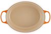 Le Creuset Bräter 'Signature' , Gusseisen , Oval, für alle Herdarten und Induktion geeignet, Ofenrot, 33,0 cm Bild 2