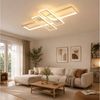 OYLCDI Deckenleuchten LED Deckenlampe Ø40cm,Dimmbar mit Fernbedienung für Wohnzimmer, 48W 3000-6500k, LED fest integriert, Modern Runde Wohnzimmer Schlafzimmer Arbeitszimmer Esszimmer Dekoration Lampen, Wohnzimmer-Leuchte Bild 3