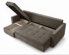 AX LIVING Ecksofa ELIF Braun mit Schlaffunktion L-Form, Sofa mit Bettkasten - Moderne Ecksofa, Wohnzimmer Ecksofa - Eckcouch Braun - Links Bild 3