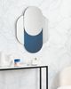 Wandspiegel CHAILLON 60 cm 80 cm Blau Bild 3