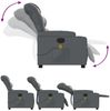 vidaXL Massagesessel Relaxsessel Grau Kunstleder 3206905 Bild 5