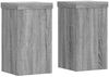 vidaXL Pflanzenständer 2 Stk. Grau Sonoma 10x10x18 cm Holzwerkstoff 852884 Bild 2