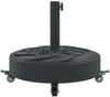 vidaXL Sonnenschirmständer mit Rollen für Ø38/48 mm Mast 27 kg Rund 4007979 Bild 5