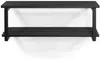 Schuhregal RIZZOLI / MARCO BLACK EDITION Flurregal mit 2 Ablagen Bild 2