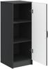 vidaXL Sideboard Schwarz 33 x 34,5 x 87 cm Holzwerkstoff 895746 Bild 3