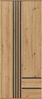 Xonox Tofta Kleiderschrank 2-türig in Artisan Eiche Nachbildung, 80x192x56 cm Bild 4