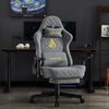 Andyou Gaming Stuhl Racing Gamer Sessel Grau Ergonomisch Bürostuhl Bild 2